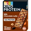 BE-KIND Protein Barretta Proteica al Cioccolato al Latte, Caffè e Arachidi, Snack Proteico senza Glutine, 12 gr di Proteine, Confezione da 12 Barrette