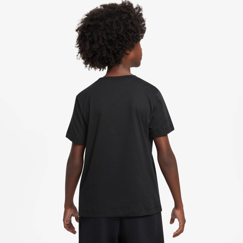 Nike K NSW Tee EMB Futura Lbr Top Unisex - Bambini e Ragazzi - 14-15 anni Nero Nike K NSW Tee EMB Futura Lbr Top Unisex - Bambini e Ragazzi - 14-15 anni Nero