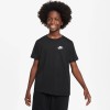 Nike K NSW Tee EMB Futura Lbr Top Unisex - Bambini e Ragazzi - 14-15 anni Nero Nike K NSW Tee EMB Futura Lbr Top Unisex - Bambini e Ragazzi - 14-15 anni Nero