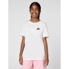 Nike K NSW Tee EMB Futura Lbr Top Unisex - Bambini e Ragazzi - 14-15 anni White Nike K NSW Tee EMB Futura Lbr Top Unisex - Bambini e Ragazzi - 14-15 anni White