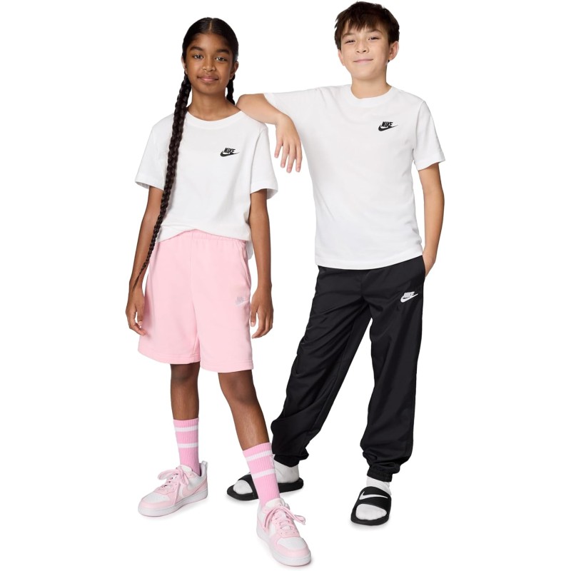 Nike K NSW Tee EMB Futura Lbr Top Unisex - Bambini e Ragazzi - 14-15 anni White Nike K NSW Tee EMB Futura Lbr Top Unisex - Bambini e Ragazzi - 14-15 anni White
