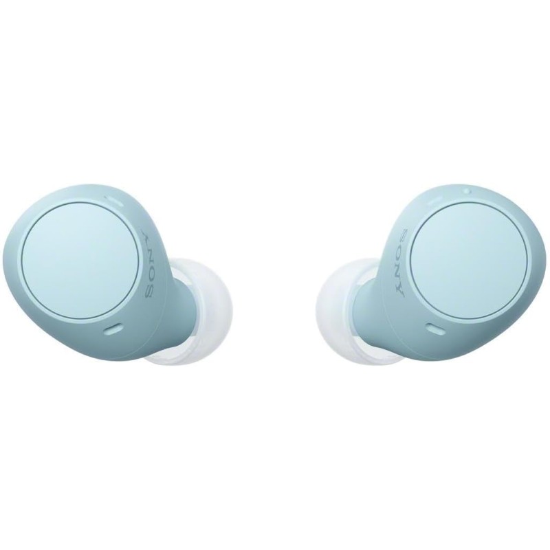 Sony WFC510 | Cuffie True Wireless - Piccole e leggere, Connessione Bluetooth Multipoint, Ambient Sound, Classificazione IPX4, Spotify Tap, Ricarica Rapida, Batteria da 22 ore, iOS e Android -Blu - Blu