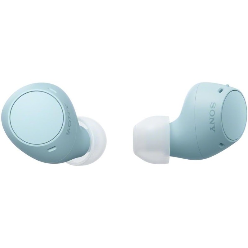 Sony WFC510 | Cuffie True Wireless - Piccole e leggere, Connessione Bluetooth Multipoint, Ambient Sound, Classificazione IPX4, Spotify Tap, Ricarica Rapida, Batteria da 22 ore, iOS e Android -Blu - Blu