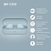 Sony WFC510 | Cuffie True Wireless - Piccole e leggere, Connessione Bluetooth Multipoint, Ambient Sound, Classificazione IPX4, Spotify Tap, Ricarica Rapida, Batteria da 22 ore, iOS e Android -Blu - Blu