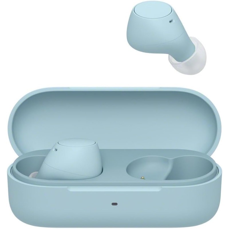 Sony WFC510 | Cuffie True Wireless - Piccole e leggere, Connessione Bluetooth Multipoint, Ambient Sound, Classificazione IPX4, Spotify Tap, Ricarica Rapida, Batteria da 22 ore, iOS e Android -Blu - Blu