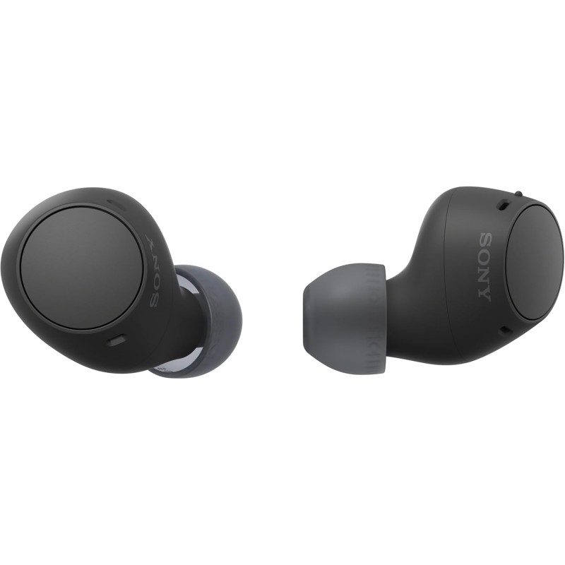 Sony WFC510 | Cuffie True Wireless - Piccole e leggere, Connessione Bluetooth Multipoint, Ambient Sound, Classificazione IPX4, Spotify Tap, Ricarica Rapida, Batteria da 22 ore, iOS e Android-Nero - Nero