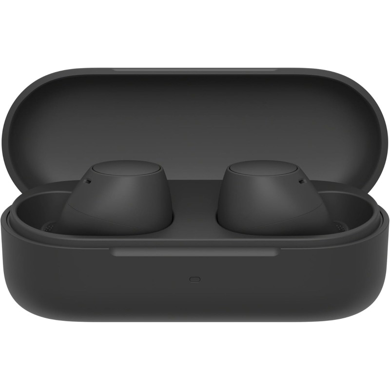 Sony WFC510 | Cuffie True Wireless - Piccole e leggere, Connessione Bluetooth Multipoint, Ambient Sound, Classificazione IPX4, Spotify Tap, Ricarica Rapida, Batteria da 22 ore, iOS e Android-Nero - Nero