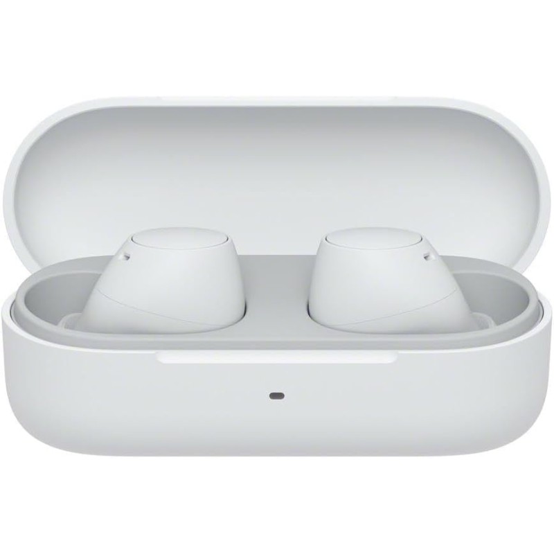 Sony WFC510 | Cuffie True Wireless - Piccole e leggere, Connessione Bluetooth Multipoint, Ambient Sound, Classificazione IPX4, Spotify Tap, Ricarica Rapida, Batteria da 22 ore, iOS e Android -Bianco - Bianco