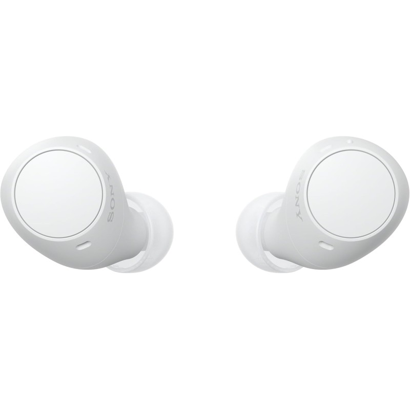 Sony WFC510 | Cuffie True Wireless - Piccole e leggere, Connessione Bluetooth Multipoint, Ambient Sound, Classificazione IPX4, Spotify Tap, Ricarica Rapida, Batteria da 22 ore, iOS e Android -Bianco - Bianco