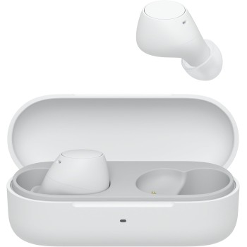 Sony WFC510 | Cuffie True Wireless - Piccole e leggere, Connessione Bluetooth Multipoint, Ambient Sound, Classificazione IPX4, Spotify Tap, Ricarica Rapida, Batteria da 22 ore, iOS e Android -Bianco - Bianco
