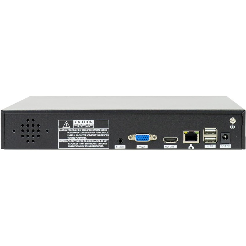 NVR PNI House IP816 con 16 Canali IP 5MP o 10 Canali 8MP 4K