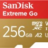 SanDisk 256GB Extreme Go scheda microSDXC + adattatore SD (per smartphones e Tablet Android, Action Cam, Drones, UHS-I, fino a 200 MB/s, 5K, 4K, UHD, V30, Rescue PRO Deluxe, Class 10, U3) per Amazon - 256GB