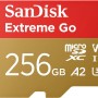 SanDisk 256GB Extreme Go scheda microSDXC + adattatore SD (per smartphones e Tablet Android, Action Cam, Drones, UHS-I, fino a 200 MB/s, 5K, 4K, UHD, V30, Rescue PRO Deluxe, Class 10, U3) per Amazon - 256GB