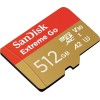 SanDisk 512GB Extreme Go scheda microSDXC + adattatore SD (per smartphones e Tablet Android, Action Cam, Drones, UHS-I, fino a 200 MB/s, 5K, 4K, UHD, V30, Rescue PRO Deluxe, Class 10, U3) per Amazon - 512GB SanDisk 512GB Extreme Go scheda microSDXC + adattatore SD (per smartphones e Tablet Android, Action Cam, Drones, UHS-I, fino a 200 MB/s, 5K, 4K, UHD, V30, Rescue PRO Deluxe, Class 10, U3) per Amazon - 512GB