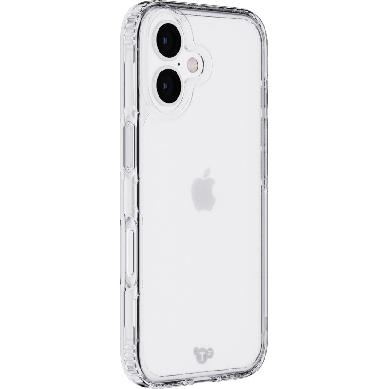tech21 EvoClear - Custodia protettiva antiurto per iPhone 16, trasparente - Standard