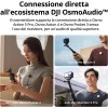 DJI Mic Mini (1 TX + 1 RX),microfono lavalier, leggerissimo, audio di alta qualità, cancellazione del rumore, regolazione automatica, microfono senza fili per fotocamere/iPhone/Android, vlog DJI Mic Mini (1 TX + 1 RX),microfono lavalier, leggerissimo, audio di alta qualità, cancellazione del rumore, regolazione automatica, microfono senza fili per fotocamere/iPhone/Android, vlog
