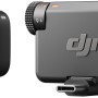 DJI Mic Mini (1 TX + 1 RX),microfono lavalier, leggerissimo, audio di alta qualità, cancellazione del rumore, regolazione automatica, microfono senza fili per fotocamere/iPhone/Android, vlog