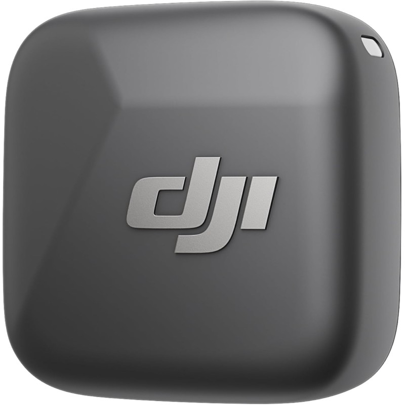 DJI Trasmettitore Mic Mini (Nero infinity),microfoni wireless, leggerissimo, audio di alta qualità, OsmoAudio, cancellazione del rumore, microfono senza fili per fotocamere/iPhone/Android, vlog