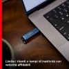 SanDisk 128GB Phone Drive chiavetta USB per iPhone/iPad, PC e Mac (2-in-1 archiviazione iPhone, con connettori Lightning e USB-C Backup Automatico, Protezione Tramite Password) Metallic Sky - 128 GB Phone Metallic Sky