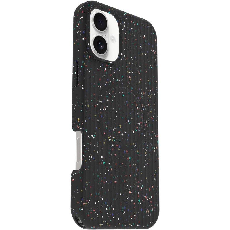 OtterBox Cover per iPhone 16 Plus Symmetry Series Core MagSafe, resistente a shock e cadute, ultra sottile, protettiva, Testata 3x vs norme MIL-STD 810G, Nero - iPhone 16 Plus Nero