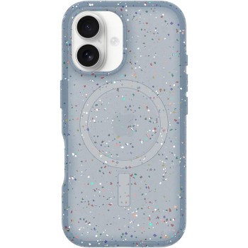 OtterBox Cover per iPhone 16 Symmetry Series Core MagSafe, resistente a shock e cadute, ultra sottile, protettiva, Testata 3x vs norme MIL-STD 810G, Blu - iPhone 16 Blu