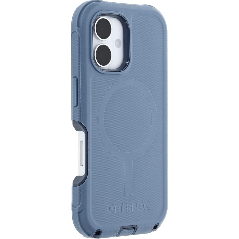OtterBox Cover Defender Series MagSafe per iPhone 16, custodia protettiva antiurto, a prova di caduta, protezione estrema, testata 7x norme MIL-STD 810G, Blu - iPhone 16 Blu OtterBox Cover Defender Series MagSafe per iPhone 16, custodia protettiva antiurto, a prova di caduta, protezione estrema, testata 7x norme MIL-STD 810G, Blu - iPhone 16 Blu