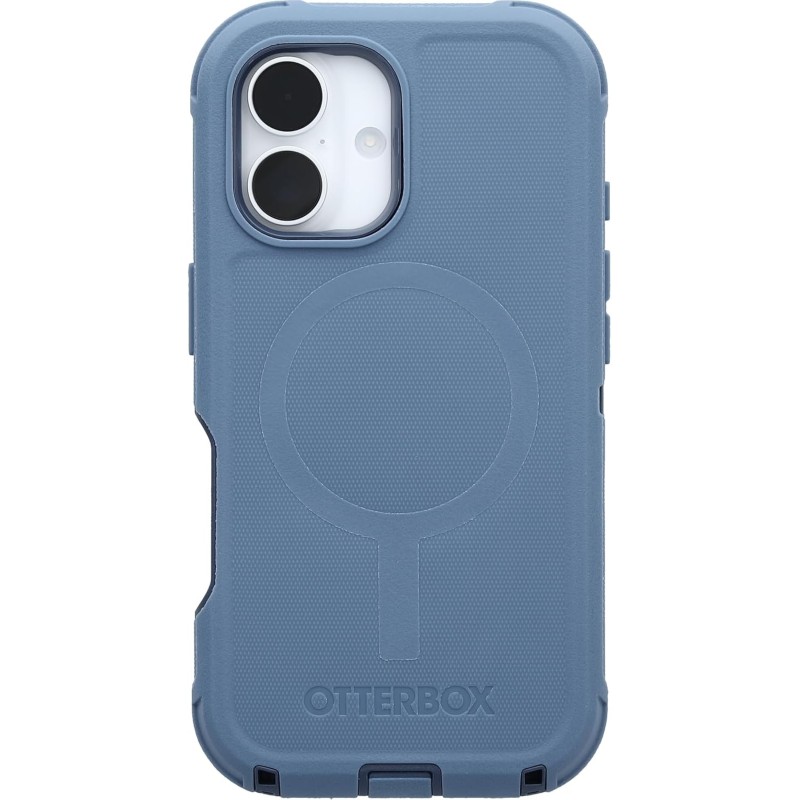OtterBox Cover Defender Series MagSafe per iPhone 16, custodia protettiva antiurto, a prova di caduta, protezione estrema, testata 7x norme MIL-STD 810G, Blu - iPhone 16 Blu OtterBox Cover Defender Series MagSafe per iPhone 16, custodia protettiva antiurto, a prova di caduta, protezione estrema, testata 7x norme MIL-STD 810G, Blu - iPhone 16 Blu