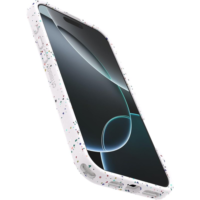 OtterBox Cover per iPhone 16 Pro Max Symmetry Series Core MagSafe, resistente a shock e cadute, ultra sottile, protettiva, Testata 3x vs norme MIL-STD 810G, Bianco - iPhone 16 Pro Max Bianco