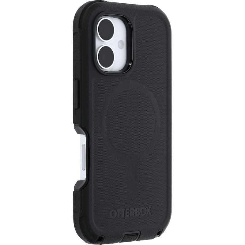 OtterBox Cover Defender Series MagSafe per iPhone 16, custodia protettiva antiurto, a prova di caduta, protezione estrema, testata 7x norme MIL-STD 810G, Nero - iPhone 16 Nero OtterBox Cover Defender Series MagSafe per iPhone 16, custodia protettiva antiurto, a prova di caduta, protezione estrema, testata 7x norme MIL-STD 810G, Nero - iPhone 16 Nero