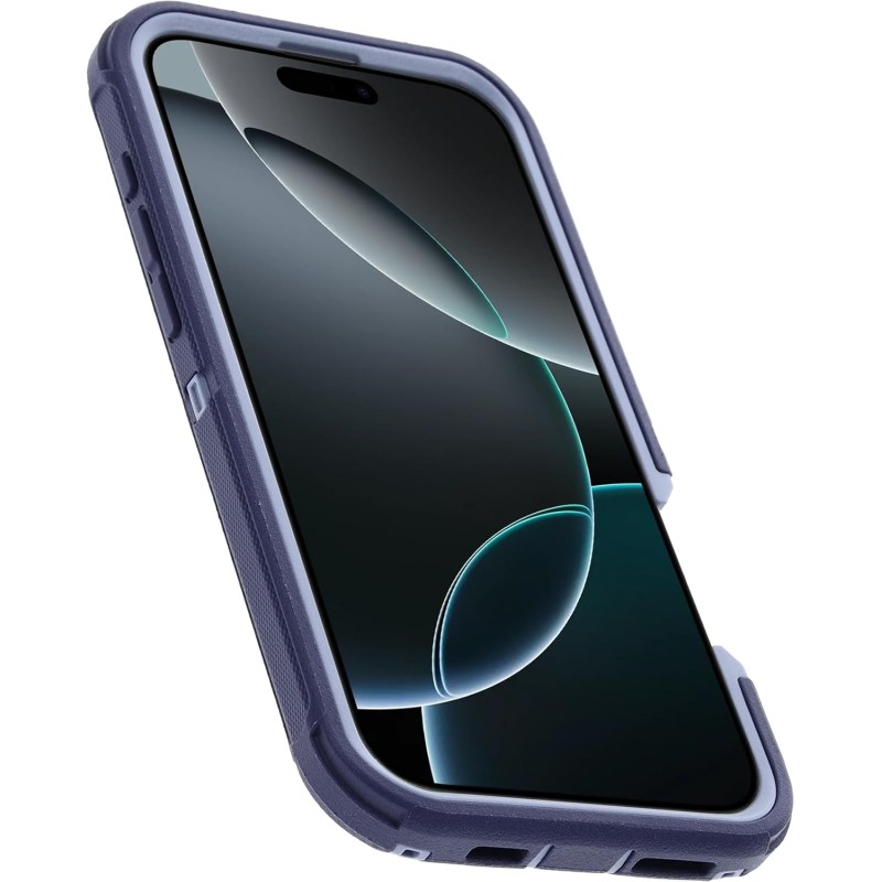 OtterBox Cover Defender Series MagSafe per iPhone 16 Pro Max, custodia protettiva antiurto, a prova di caduta, protezione estrema, testata 7x norme MIL-STD 810G, Viola - iPhone 16 Pro Max Viola