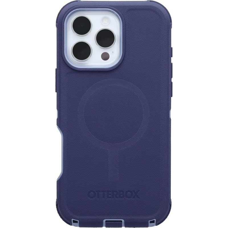 OtterBox Cover Defender Series MagSafe per iPhone 16 Pro Max, custodia protettiva antiurto, a prova di caduta, protezione estrema, testata 7x norme MIL-STD 810G, Viola - iPhone 16 Pro Max Viola