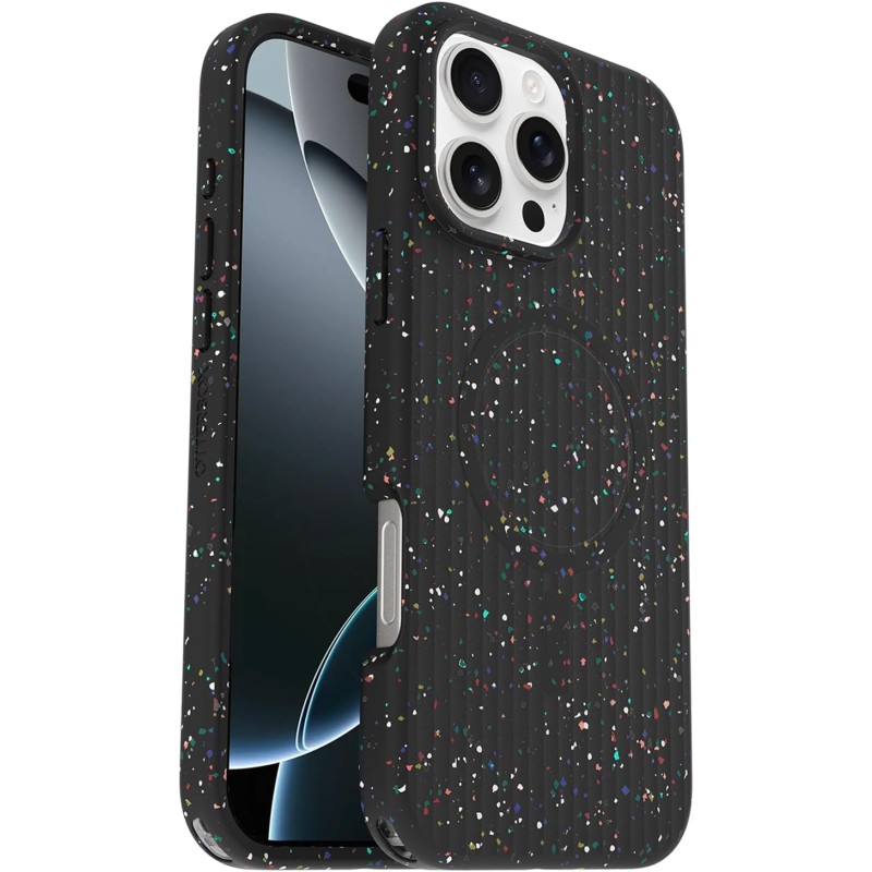 OtterBox Cover per iPhone 16 Pro Max Symmetry Series Core MagSafe, resistente a shock e cadute, ultra sottile, protettiva, Testata 3x vs norme MIL-STD 810G, Nero - iPhone 16 Pro Max Nero OtterBox Cover per iPhone 16 Pro Max Symmetry Series Core MagSafe, resistente a shock e cadute, ultra sottile, protettiva, Testata 3x vs norme MIL-STD 810G, Nero - iPhone 16 Pro Max Nero