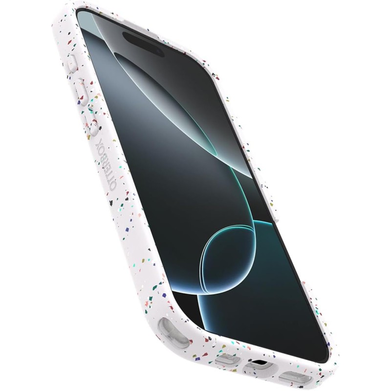 OtterBox Cover per iPhone 16 Pro Symmetry Series Core MagSafe, resistente a shock e cadute, ultra sottile, protettiva, Testata 3x vs norme MIL-STD 810G, Bianco - iPhone 16 Pro Bianco