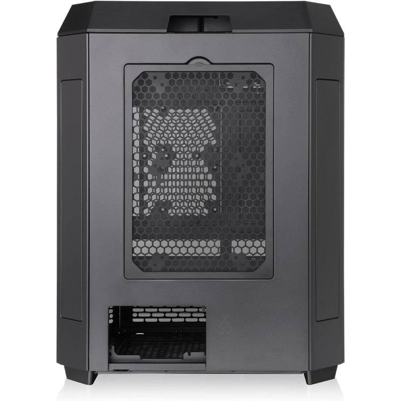 Thermaltake The Tower 600 Mid Tower Chassis | Connettori nascosti | Nero - Nero Thermaltake The Tower 600 Mid Tower Chassis | Connettori nascosti | Nero - Nero