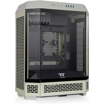 Thermaltake The Tower 600 Mid Tower Chassis | Hidden Connector | Green