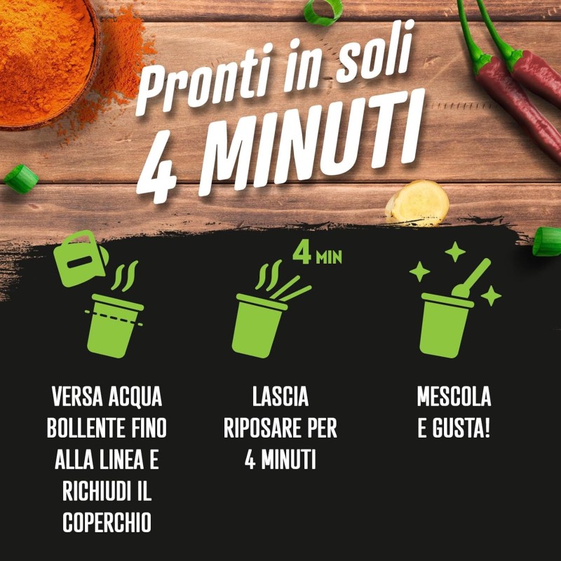 Knorr Noodles Teriyaki Chicken Taste, Noodles Istantanei, Teriyaki Chicken Taste, Pronti in 3 Minuti, Spezie Selezionate - 65 gr - 65 g (Confezione da 1)