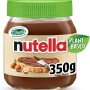 Nutella Plant-Based - Crema Spalmabile alle Nocciole e Cacao, Vegana, Senza Lattosio* e Senza Glutine, Ideale a Colazione per Vegani e Intolleranti al Lattosio, Vasetto da 350 Grammi - 350 gramos