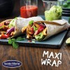 Santa Maria, Maxi Wrap Tortillas Morbide, Pane Basso non Lievitato a Base di Farina di Frumento, 371 g (Confezione da 3)