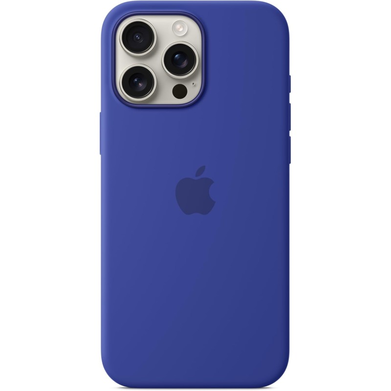 Apple Custodia MagSafe cover in silicone per iPhone 16 Pro Max - Blu oltremare - Blu oltremare Apple Custodia MagSafe cover in silicone per iPhone 16 Pro Max - Blu oltremare - Blu oltremare