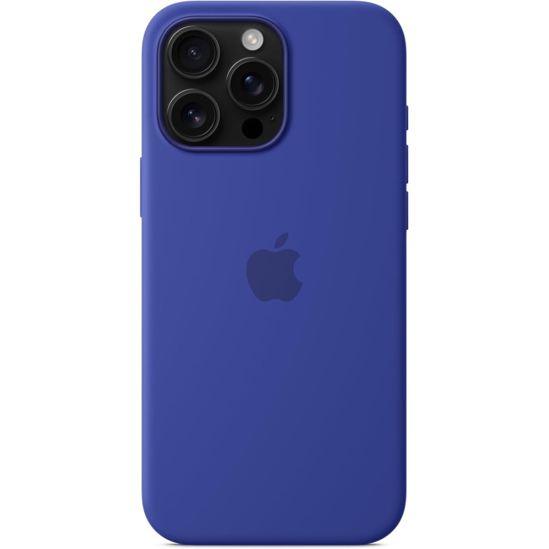 Apple Custodia MagSafe cover in silicone per iPhone 16 Pro Max - Blu oltremare - Blu oltremare Apple Custodia MagSafe cover in silicone per iPhone 16 Pro Max - Blu oltremare - Blu oltremare