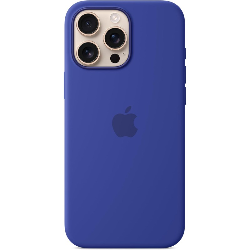 Apple Custodia MagSafe cover in silicone per iPhone 16 Pro Max - Blu oltremare - Blu oltremare Apple Custodia MagSafe cover in silicone per iPhone 16 Pro Max - Blu oltremare - Blu oltremare