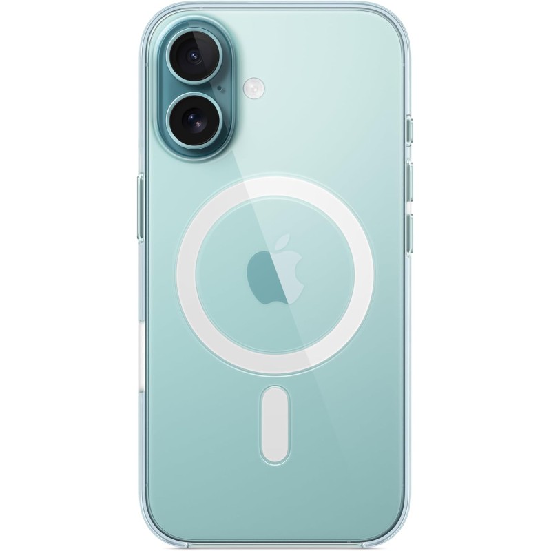 Apple Custodia MagSafe cover trasparente per iPhone 16 - Trasparente Apple Custodia MagSafe cover trasparente per iPhone 16 - Trasparente
