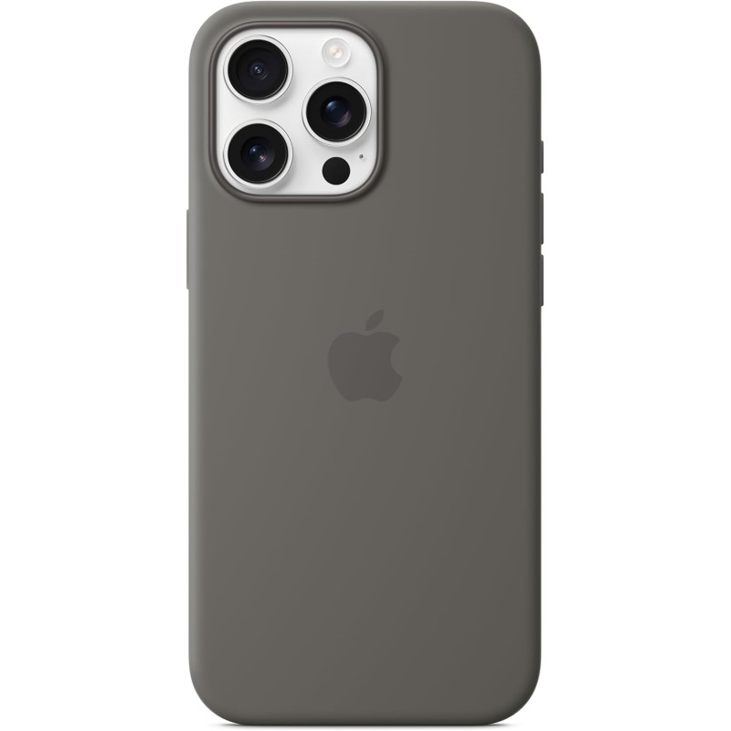 Apple Custodia MagSafe cover in silicone per iPhone 16 Pro Max - Grigio pietra - Grigio pietra Apple Custodia MagSafe cover in silicone per iPhone 16 Pro Max - Grigio pietra - Grigio pietra