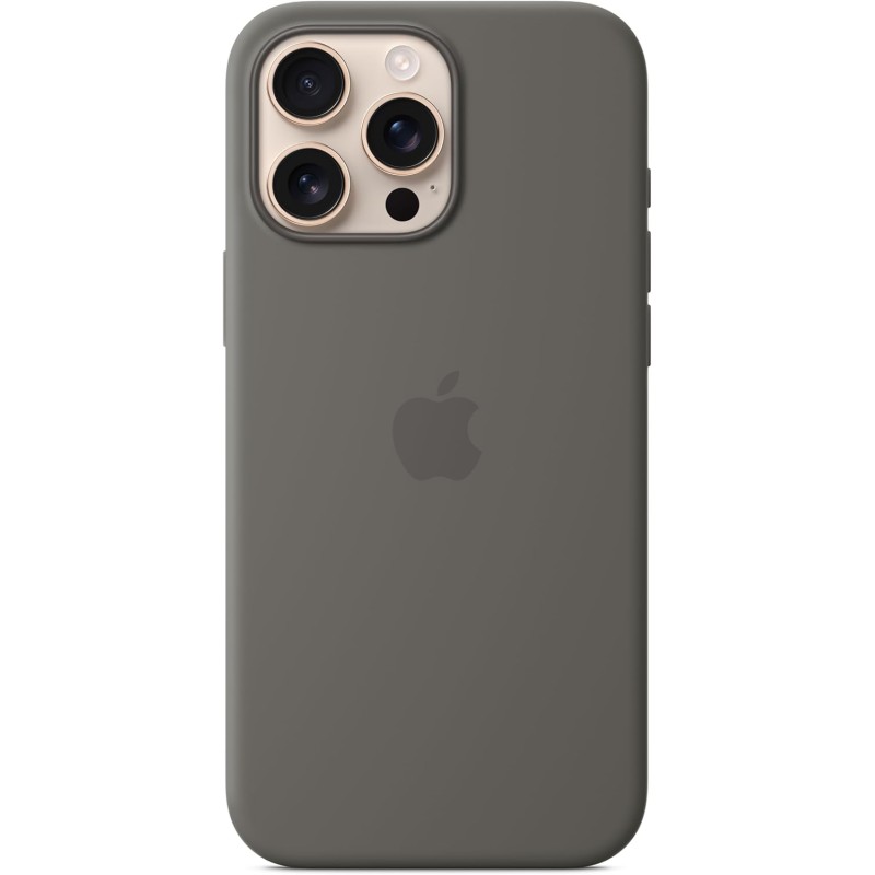 Apple Custodia MagSafe cover in silicone per iPhone 16 Pro Max - Grigio pietra - Grigio pietra Apple Custodia MagSafe cover in silicone per iPhone 16 Pro Max - Grigio pietra - Grigio pietra