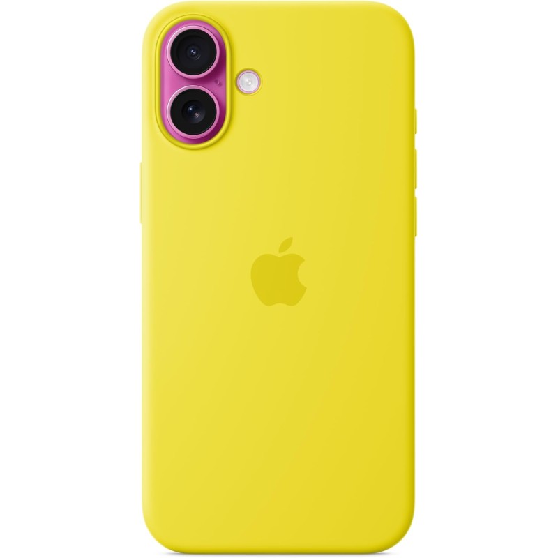 Apple Custodia MagSafe cover in silicone per iPhone 16 Plus - Giallo carambola - Giallo carambola Apple Custodia MagSafe cover in silicone per iPhone 16 Plus - Giallo carambola - Giallo carambola