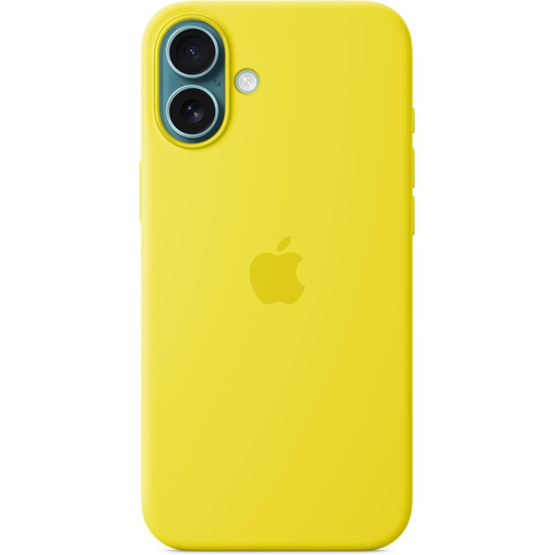 Apple Custodia MagSafe cover in silicone per iPhone 16 Plus - Giallo carambola - Giallo carambola Apple Custodia MagSafe cover in silicone per iPhone 16 Plus - Giallo carambola - Giallo carambola