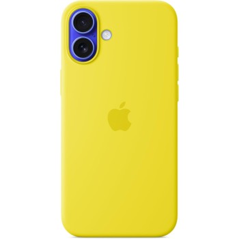 Apple Custodia MagSafe cover in silicone per iPhone 16 Plus - Giallo carambola ​​​​​​​ - Giallo carambola
