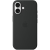 Apple Custodia MagSafe cover in silicone per iPhone 16 - Nero - Nero Apple Custodia MagSafe cover in silicone per iPhone 16 - Nero - Nero