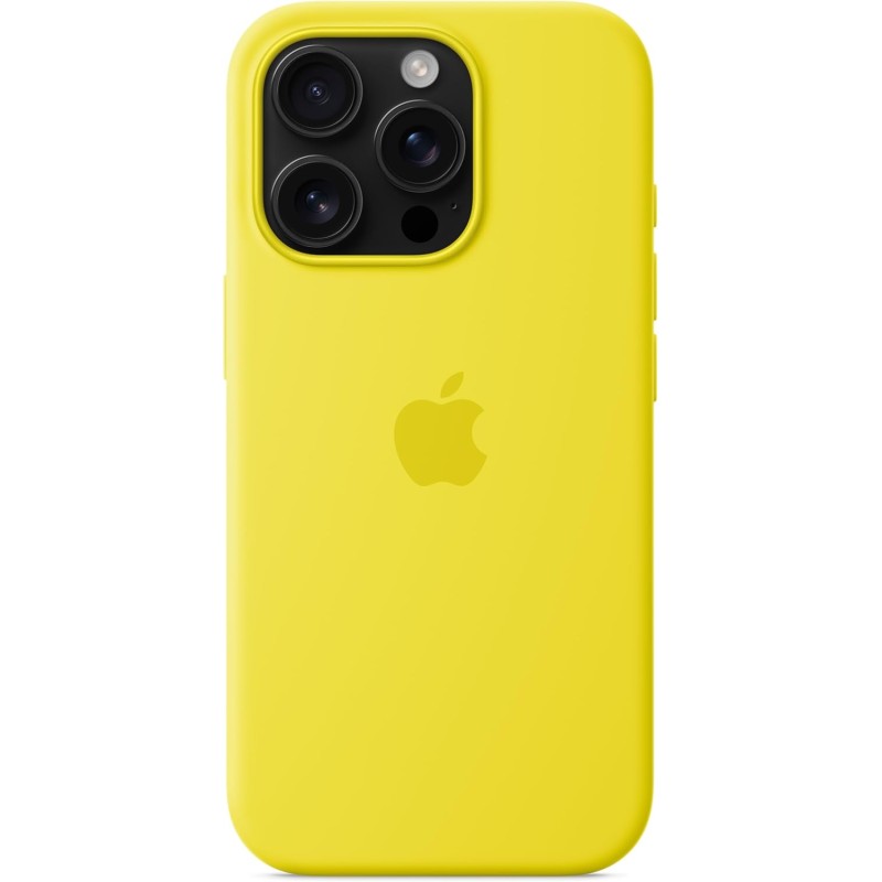 Apple Custodia MagSafe cover in silicone per iPhone 16 Pro - Giallo carambola - Giallo carambola Apple Custodia MagSafe cover in silicone per iPhone 16 Pro - Giallo carambola - Giallo carambola