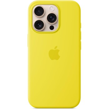 Apple Custodia MagSafe cover in silicone per iPhone 16 Pro - Giallo carambola ​​​​​​​ - Giallo carambola